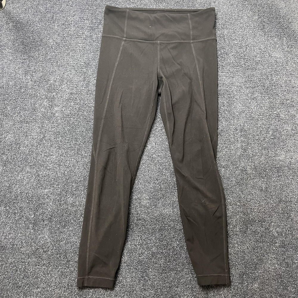 Athleta Leggings Womens Small Black High Rise Ankle Yoga Gym Athletic Pants